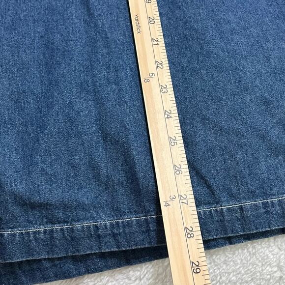 Notations Sport Women’s Cotton Chambray Button Top Plus Sz 1X Embroidered/Beads - Picture 7 of 7